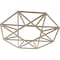 Ekena Millwork Guardian Wood Fretwork Pierced Ceiling Medallion, Birch, 20"OD x 7 3/4"ID x 3/8"T CMWP20X20X0375GDBI - alternate 5